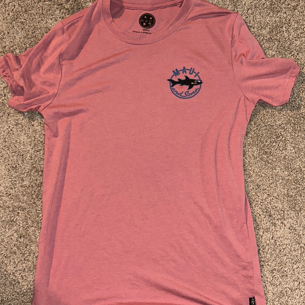 Pink Maui and Sons small tee